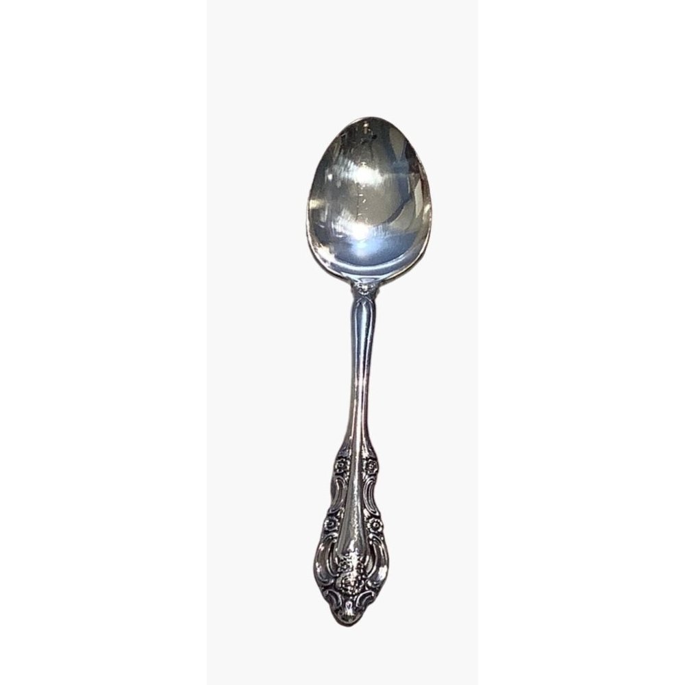 Oneida Silver Artistry Silverplate Flatware Serving  Spoon 8 1/2" Vintage